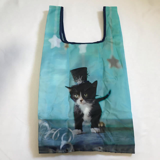 ROOTOTE(ルートート)の【美品】ルートート ショッパー エコバッグ 猫 ねこ ハチワレ レディースのバッグ(エコバッグ)の商品写真