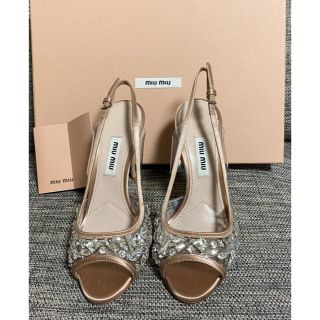 ミュウミュウ(miumiu)の新品未使用　miumiu パンプス　ハイヒール　(ハイヒール/パンプス)