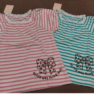 オリーブデオリーブ(OLIVEdesOLIVE)の【新品未使】OLIVE des OLIVE doll  トップス リンクコーデ(Tシャツ/カットソー)