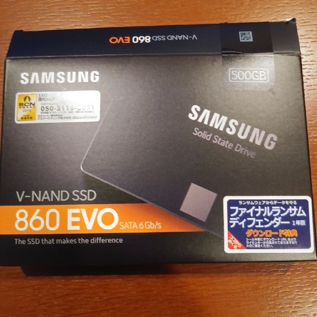 SAMSUNG　SSD 860EVO 500GB