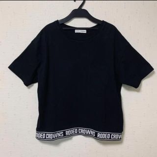 ロデオクラウンズ(RODEO CROWNS)のRODEO CROWNS   裾ロゴ Tシャツ (S) ロデオクラウンズ(Tシャツ(半袖/袖なし))