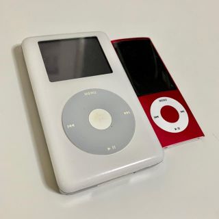 アップル(Apple)の【当日発送】ジャンクiPod classicとiPod nanoセット(ポータブルプレーヤー)