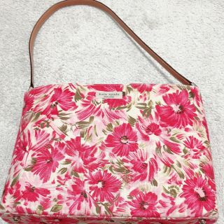 ケイトスペードニューヨーク(kate spade new york)のケイトスペード　ハンドバッグ　花柄(ハンドバッグ)