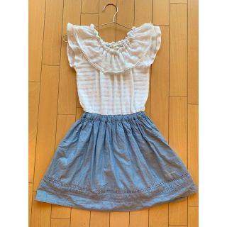 ポンポネット(pom ponette)のキッズ　ポンポネット　ワンピース　130cm(ワンピース)