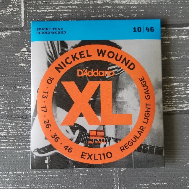 新品　D'Addario ダダリオ エレキギター弦 EXL110 楽器のギター(弦)の商品写真