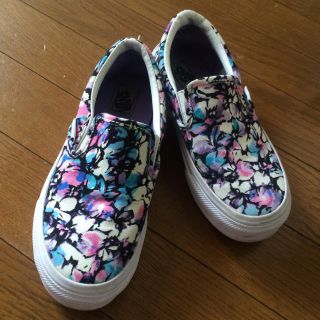 ヴァンズ(VANS)のVANSの花柄スニーカー(スニーカー)