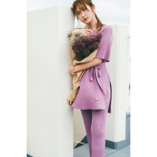 SNIDEL - SNIDEL リブニットセットアップ 20AWの通販 by mug's