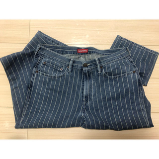 シュプリーム(Supreme)のSupreme Levi's pinstripe 550 jeans 32(デニム/ジーンズ)