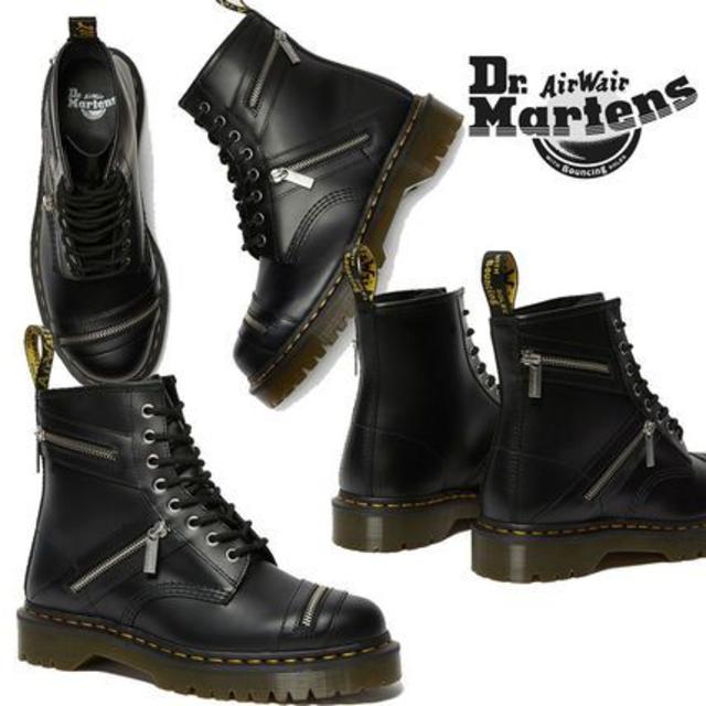 ブラックサイズ【専用】Dr.Martens 1460 BEX ZIP UK4 厚底 8ホール