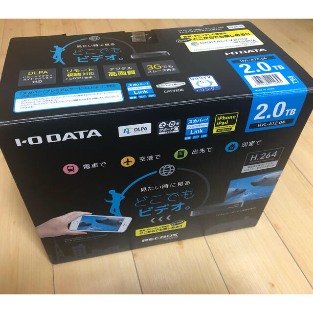 I-O DATA RECBOX 2.0TB HVL-AT2.0Aスマホ/家電/カメラ