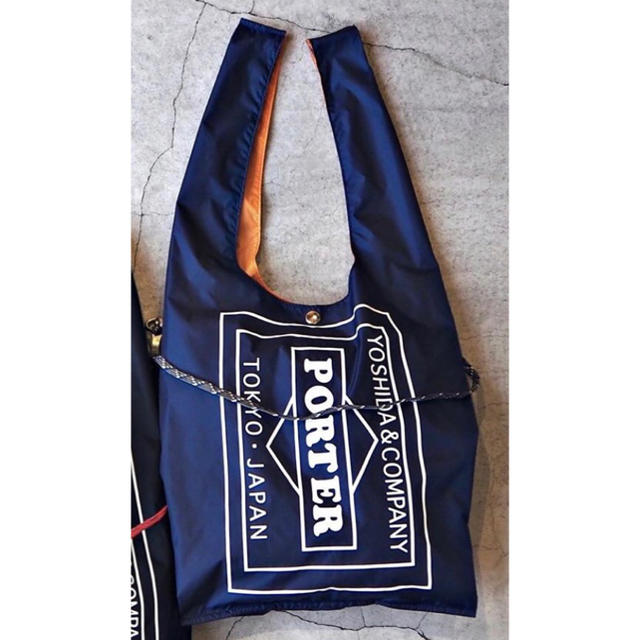 ☆完売☆PORTER GROCERY BAG CVS ネイビー　エコバック