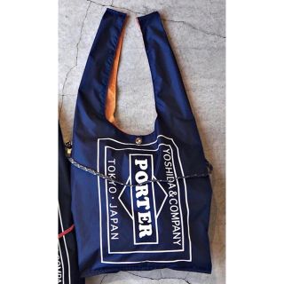 ポーター(PORTER)の☆完売☆PORTER GROCERY BAG CVS ネイビー　エコバック(エコバッグ)