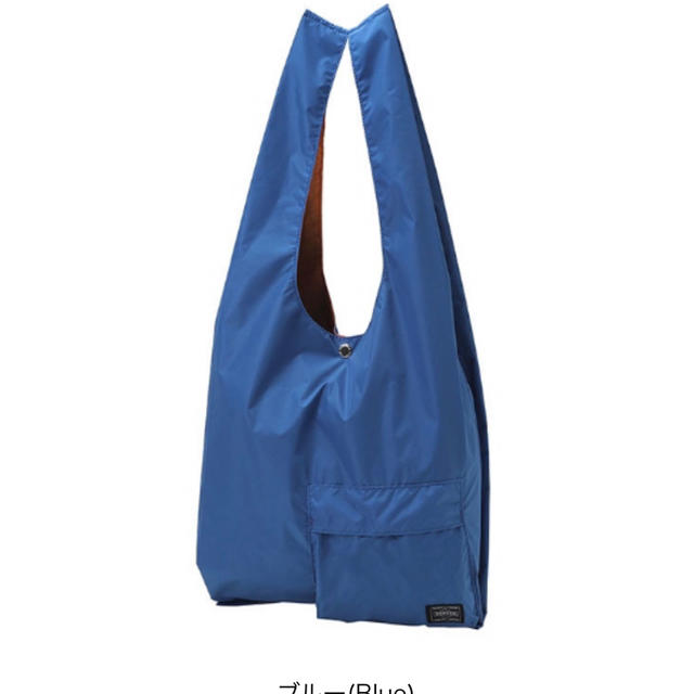 PORTER(ポーター)の☆完売☆PORTER GROCERY BAG CVS ブルー　エコバック レディースのバッグ(エコバッグ)の商品写真