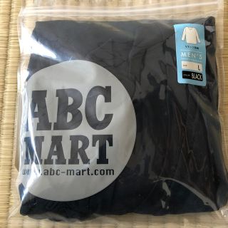 新品未使用　ABCマートあったかインナーシリーズ　Vネック長袖ブラック　Lサイズ(Tシャツ/カットソー(七分/長袖))