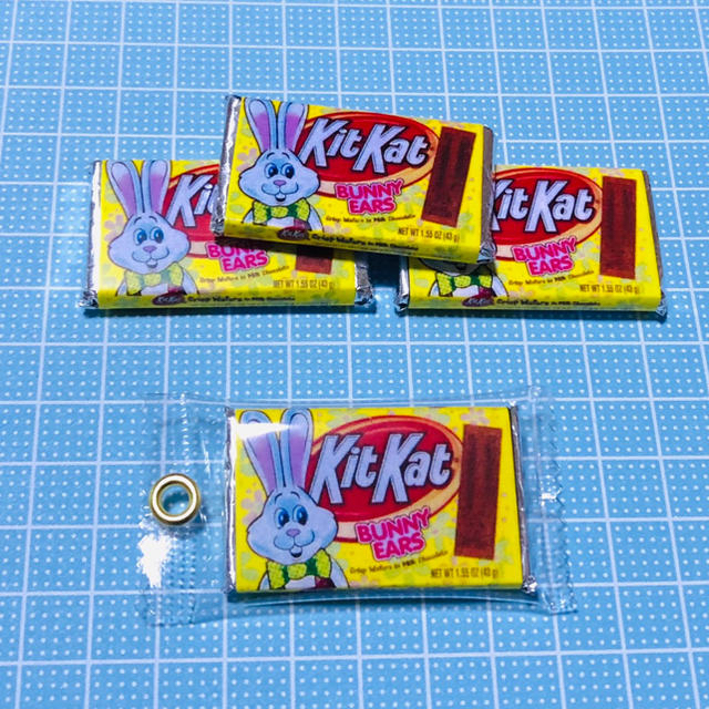 66バニーキットカット　お菓子パーツ