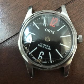 オリス(ORIS)の最終です。ジャンク　オリス　手巻きアンティーク腕時計　おまけ付き(腕時計(アナログ))