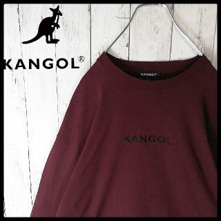 カンゴール(KANGOL)の【KANGOL/カンゴール】【刺繍】【ワンポイント】【長袖Tシャツ】【サイズL】(Tシャツ/カットソー(七分/長袖))