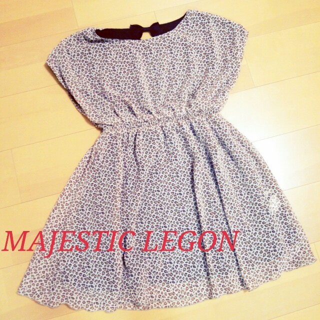 MAJESTIC LEGON(マジェスティックレゴン)のリバーシブルワンピース レディースのワンピース(ミニワンピース)の商品写真