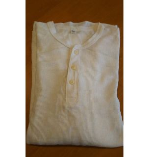 ユニクロ(UNIQLO)のmen'sロングTシャツ ユニクロワッフル(Tシャツ/カットソー(七分/長袖))