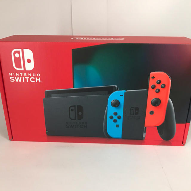 Nintendo Switch(ニンテンドースイッチ)のNintendo Switch JOY-CON(L) ネオンブルー/(R) ネオ エンタメ/ホビーのゲームソフト/ゲーム機本体(家庭用ゲーム機本体)の商品写真