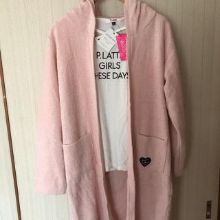 ピンクラテ(PINK-latte)の新品タグ付き　ピンクラテ  カーディガン　カットソー　セット　165(カーディガン)