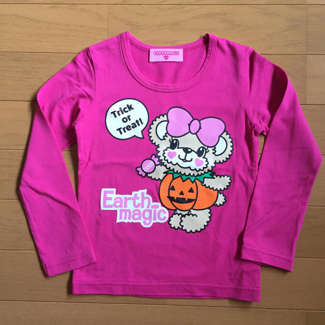 EARTHMAGIC(アースマジック)の琥珀マム様専用 ❤︎ ハロウィン マフィー ロンT  キッズ/ベビー/マタニティのキッズ服女の子用(90cm~)(Tシャツ/カットソー)の商品写真