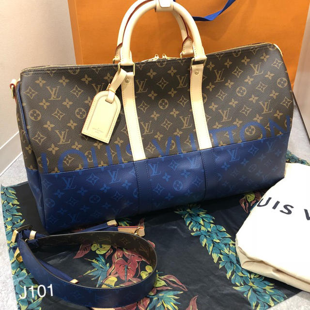 LOUIS VUITTON - ルイヴィトン キーポル50バンドリエール スプリット