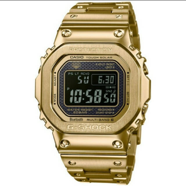 定番人気！ CASIO - カシオ G-shock フルメタル ゴールド GMW-B5000GD-9JF 腕時計(デジタル)