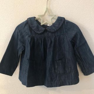 ベビーギャップ(babyGAP)のbabygap デニムシャツトップス 90cm(ブラウス)