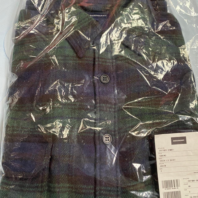 descendant 20aw VANING CHECK LS SHIRT 1