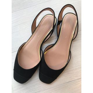 ザラ(ZARA)の（週末値下）【未使用】ZARA フラットパンプス　38(ハイヒール/パンプス)