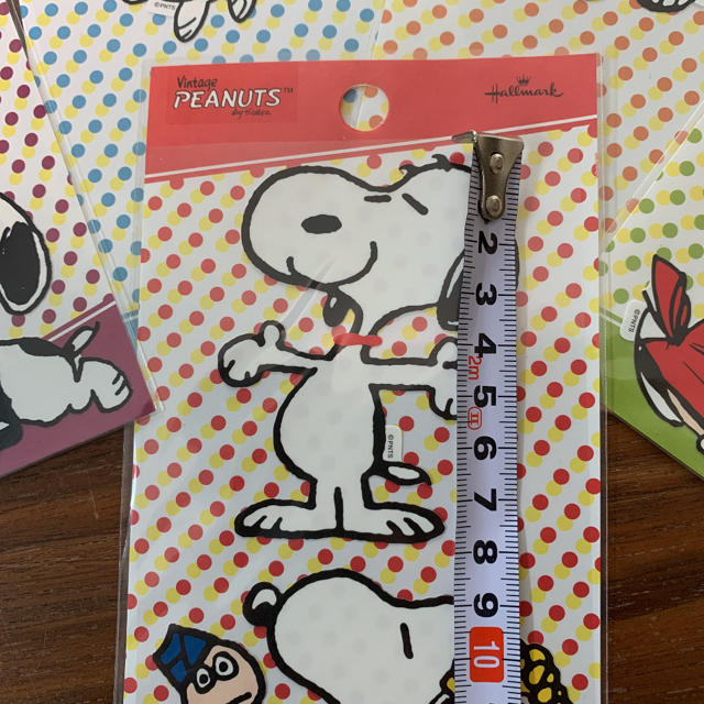 SNOOPY(スヌーピー)のスヌーピー　スヌーピー　シール　8枚セット エンタメ/ホビーのおもちゃ/ぬいぐるみ(キャラクターグッズ)の商品写真