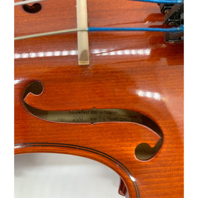 スズキ(スズキ)のスズキ バイオリン No200  1/4 サイズ  Anno2002 楽器の弦楽器(ヴァイオリン)の商品写真