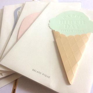 ジェラートピケ(gelato pique)のジェラートピケ GELATO PIQUE メッセージカード5枚セット(カード/レター/ラッピング)