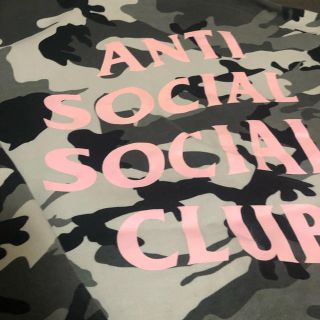 アンチ(ANTI)のanti social social club  初期ピンク(パーカー)