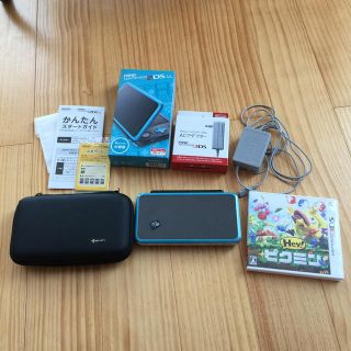 ニンテンドー2DS(ニンテンドー2DS)のNEW ニンテンドー 2DSLLセット 2DSLLブラックターコイズ(携帯用ゲーム機本体)