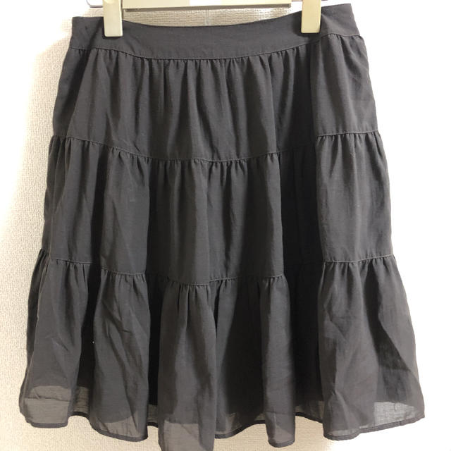 柔らかティアードスカート レディースのスカート(ひざ丈スカート)の商品写真