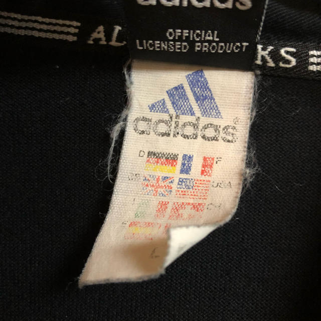 adidas 90's長袖シャツ　オールブラックス　Lサイズ