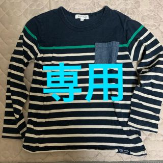 サンカンシオン(3can4on)の専用3can4on 長袖　ロンT ボーダー　130(Tシャツ/カットソー)