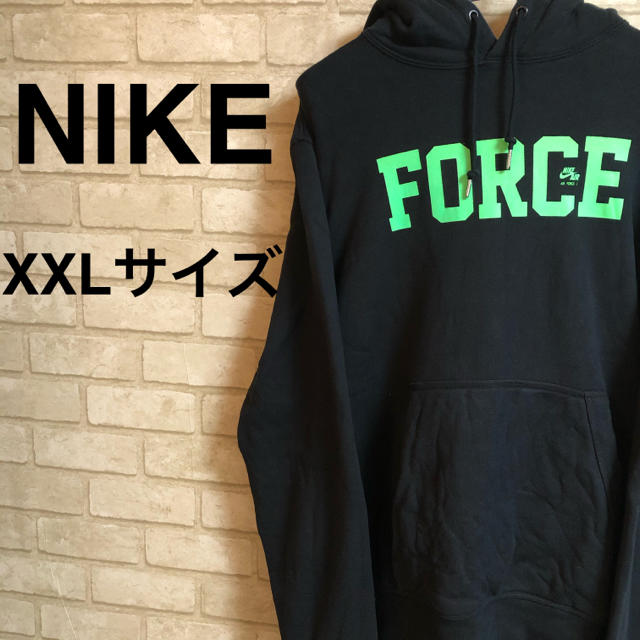 NIKE AIR FORCE1 パーカー2XL ブラック