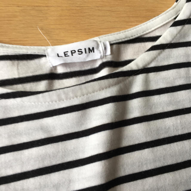 LEPSIM(レプシィム)のボーダーカットソー Tシャツ レディースのトップス(Tシャツ(半袖/袖なし))の商品写真