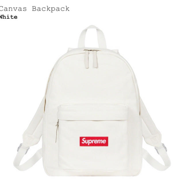 定価以下‼️Supreme  Canvas Backpack