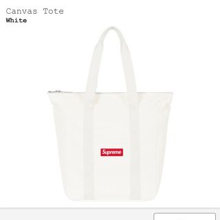 シュプリーム(Supreme)のSupreme Canvas Tote 白(トートバッグ)