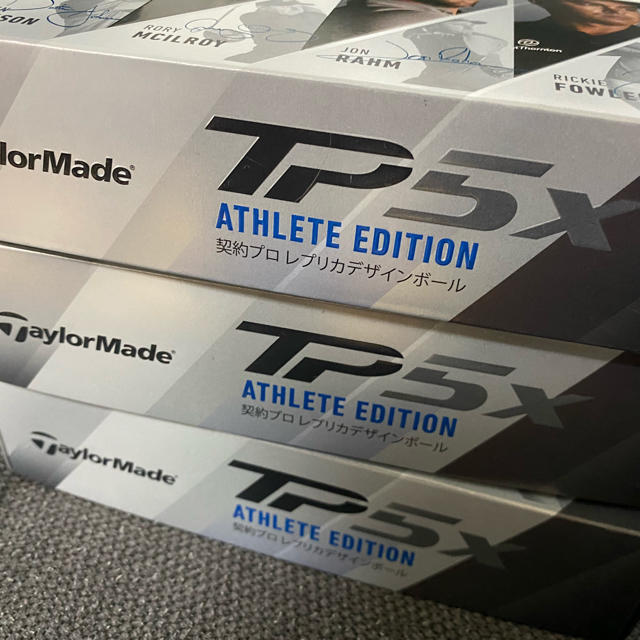 TaylorMade(テーラーメイド)のテーラーメイド  TP5X athlete 3箱セット スポーツ/アウトドアのゴルフ(その他)の商品写真