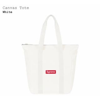 シュプリーム(Supreme)のsupreme トートバック 20aw ボックスロゴ　白　赤(トートバッグ)