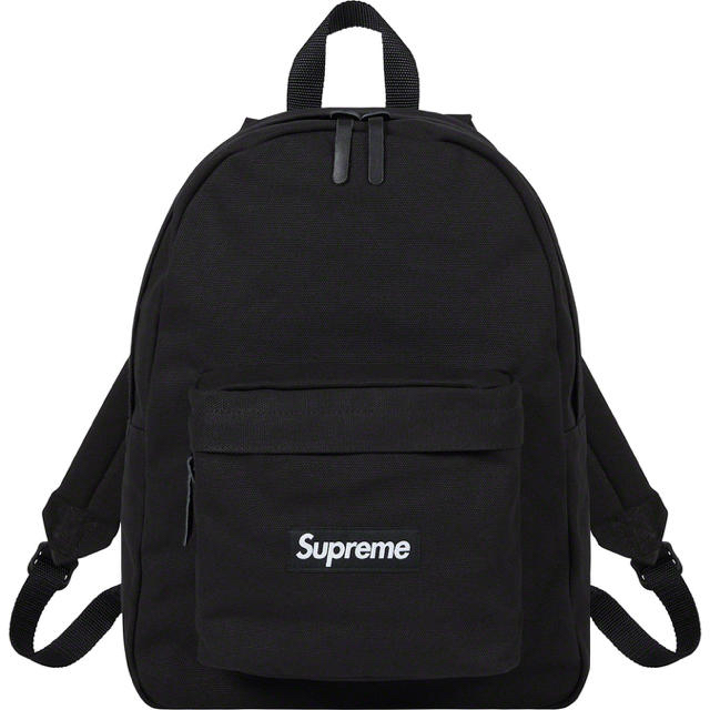 Supreme Canvas Backpack Black Box Logo