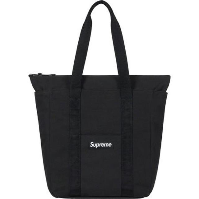 Supreme Canvas Tote Black 黒 トートバッグ