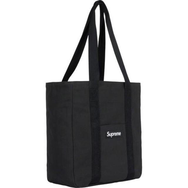 Supreme Canvas Tote Black 黒 トートバッグ