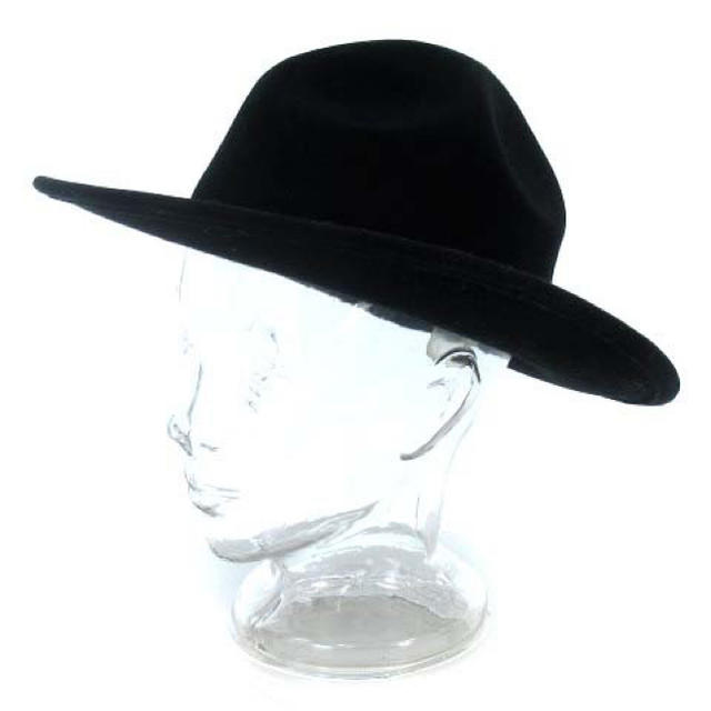 moussy(マウジー)のセール！MOUSSY❤︎PINCHED HAT ハット ウール ブラック レディースの帽子(ハット)の商品写真