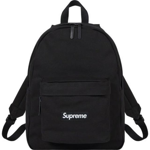 Supreme Canvas Backpack Black 黒 リュックのサムネイル